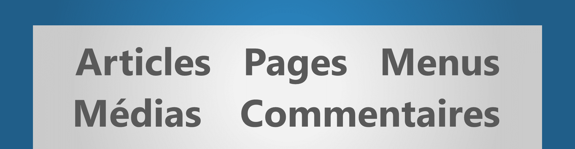 Types de publications